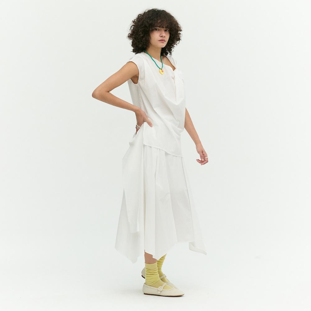 Ibiem Layered Long Skirt Emp6Wsk010