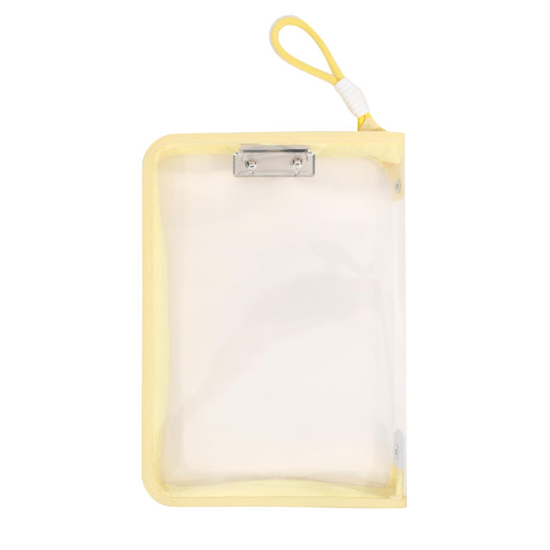 

A4 Portable Stationery Storage Bag Mesh Zipper Bag Large Capacity Organizer Folders School Office Supplies Bag With Handles