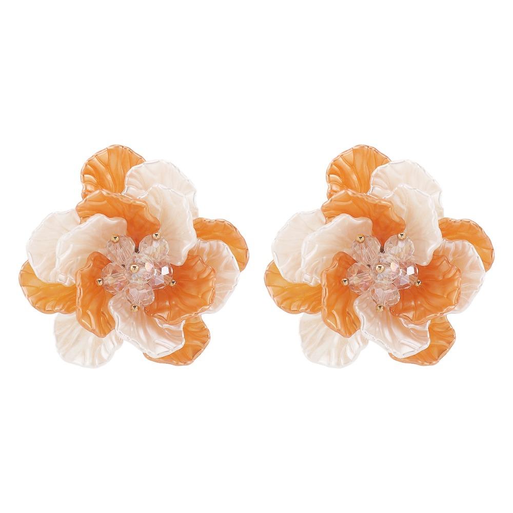 Camellia Flower Imitation Pearl Necklace Romantic Clavicle Chain Necklace  Fashion Jewelry