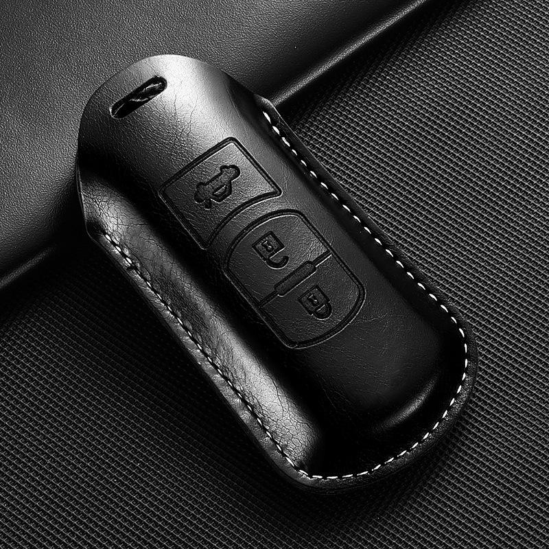 Applicable To Mazda Onxera Leather Key Case CX4 Artez CX5 Horse 3 Shell CX30 Car CX3 Ruiyi X8 Buckle