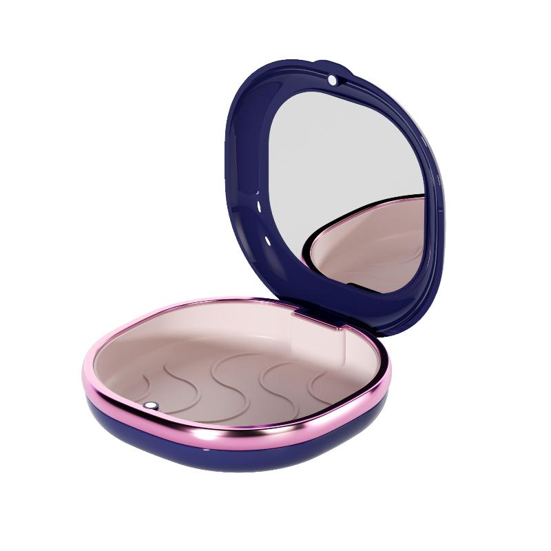 1 Pcs Braces Case With Mirror Dental Retainer Box Case Magnetic Aligner Mouth Guard Container For Teeth Travel False Denture Box