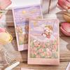 30 Pcs/Set Tulip Dream Series Postcard Creative Hand Drawing Rabbit and Flower Greeting Message Cards Stationery Supplies