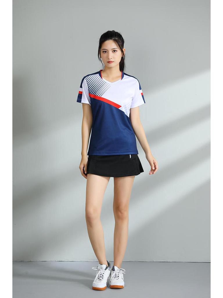 Quick-Dry Breathable Badminton & Tennis Team Uniform Set for Men & Women