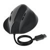 Wired Ergonomic 6 Large 3600 Cursor High Optical Compatible with Black Mouse, Vertical, Quiet, Buttons, Right-Handed, Size, Speed, Precision, Gaming,
