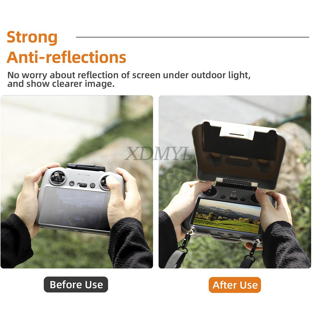 Screen Protector Shell For DJI RC/RC2 Remote Control Sunshade Protection Case For Flip/Air 3S/Neo/Mavic 4 Pro/Mini 4 Pro