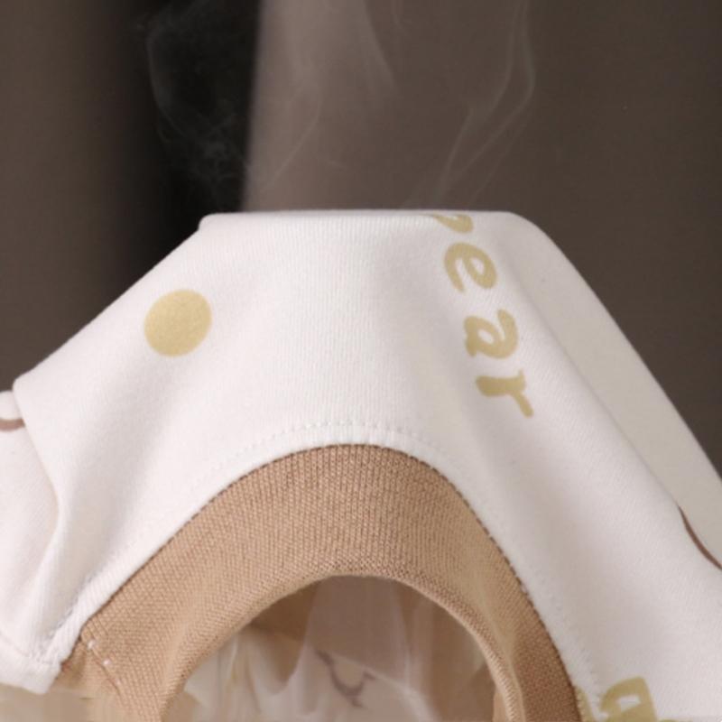 2-teiliges/Set Kinder Herbst Warme Schlafanzugsets Baby Jungen Mädchen Niedlich Cartoon Langarm T-Shirt Tops + Hosen Kleinkind Freizeit Nachtwäsche Unterwäsche