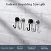 6Pcs Rotatable Magnetic Hooks,180°/360° Swivel Strong Magnet Hangers,Multi-Purpose Metal Magnetic Hooks for Home & Outdoor Use