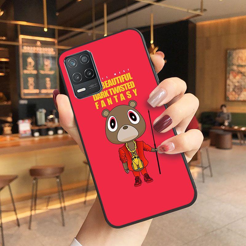 Kanye West Graduation Bear Shell Phone Cover For Oppo Realme 8Pro 6PRO 6i 7pro 9i 9pro C11 C21Y C21 C25Y C25S C3 Q3S XT Cases