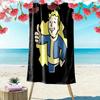 Fallout Print Beach Towel, Large Soft Quick Dry Towel for Beach Camping Swimming