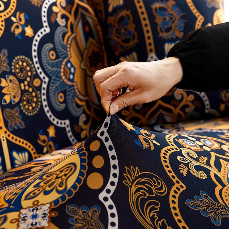 New Extensible Deep Sofa Slipcover For Living Room Big Size Soft Elastic Spandex Couch L Shape Tight Wrap