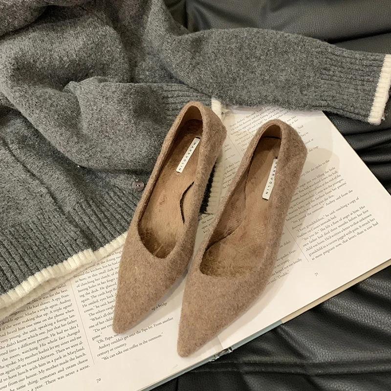 

2025 Spring Design Pointed Toe Woman Pumps Thin Heels Elegant Nightclub Party Female Shoes Zapatos De Mujer 35 хаки