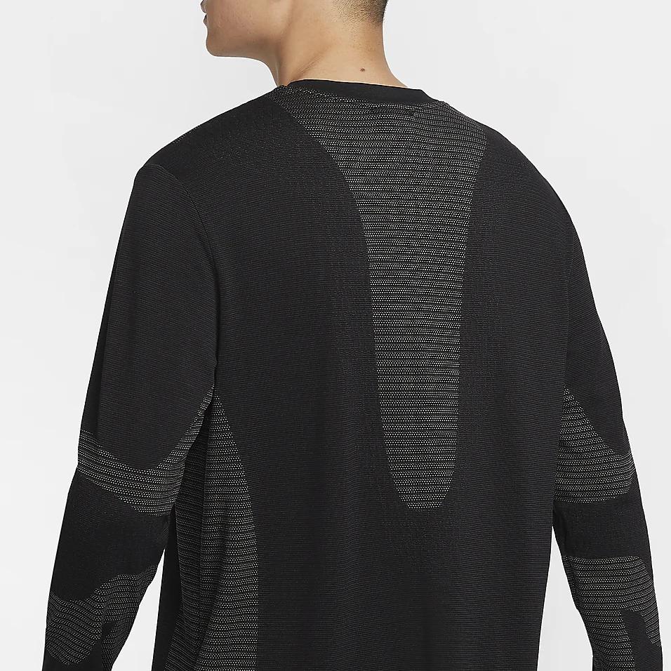 Nike ACG Dri-Fit Adv Comfortable Quick-Dry Crew Neck Long Sleeve Sweatshirt Men sweatshirt Black Cool-Gray FV8907-010