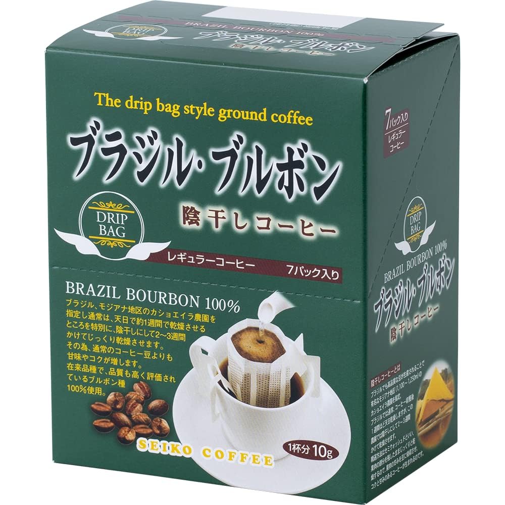 Seiko Coffee Drip Brazil Bourbon (10g x 7 bags) x 2 boxes