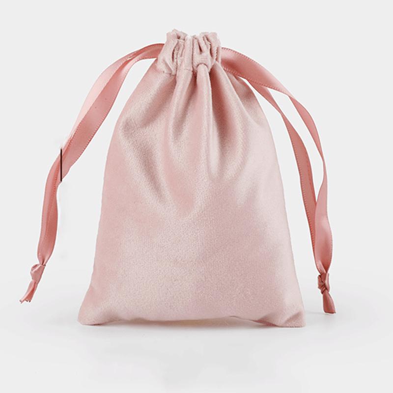 Plush Velvet Drawstring Bag for Mobile Phones & Jewelry