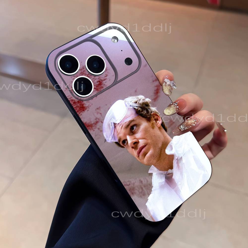 D-Dexter Morgan Phone Case For iPhone 17,16,15,11,12,14,13 Pro Max Mini XS,XR,7 Plus 16E Air Shockproof Soft Cover