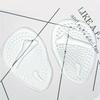 1/3pair-Silicone Gel Half-size Shoe Pads For The Forefoot, Anti-Slip Thickened Massage Pads