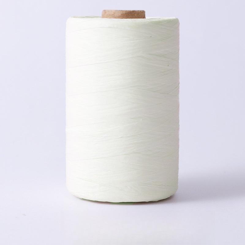 280-300M Natural Paper Raffia Yarn for Hand Knitting Crochet Straw Sandals Summer Hats DIY Hook Bags Cotton Grass Thread