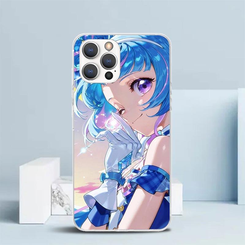 

Мягкий чехол Pretty Cure для iPhone 16 17 Air 15 14 Pro Max 16E Чехол для телефона 13 Mini 12 11 7 SE 8 С рисунком Подходящие чехлы 16 1 iPhone 14