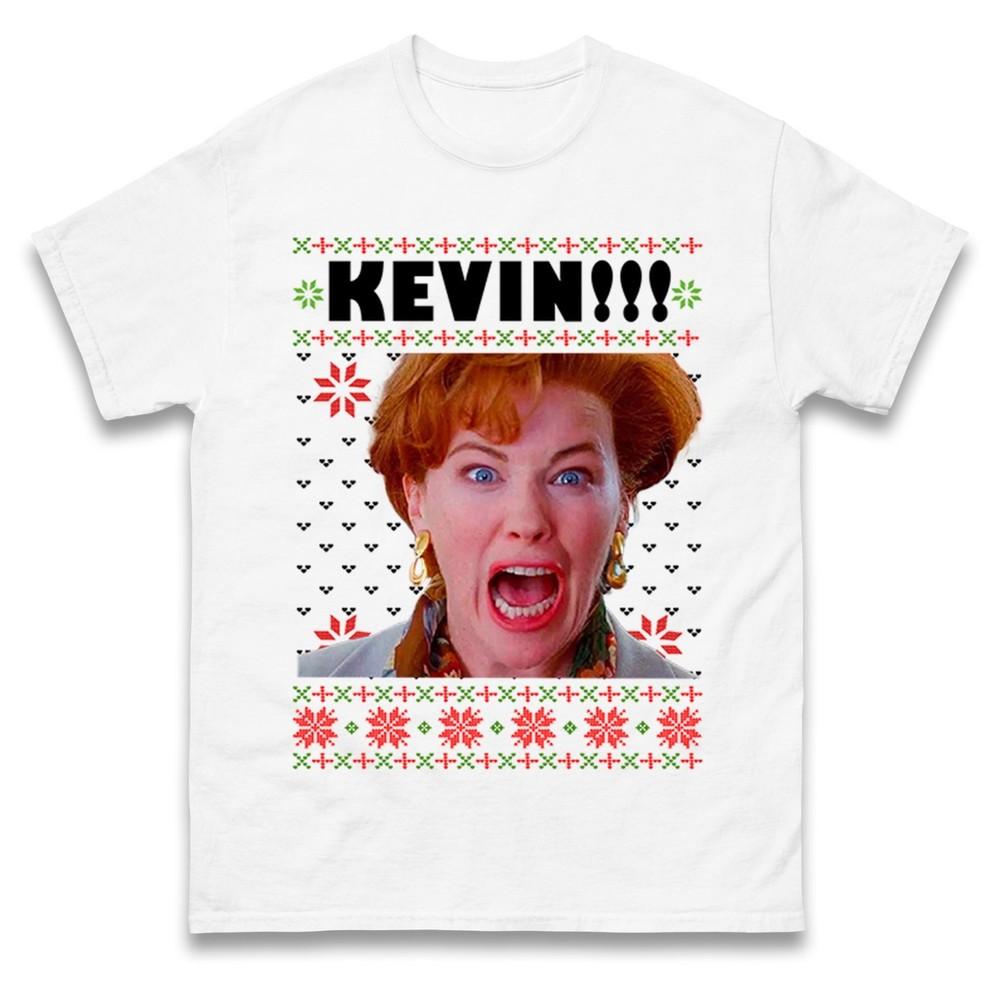 Kevin Funny Christmas Tshirt Kate Mccallister Holiday Festive Movie Gift Top