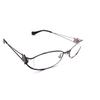 RSINC Full Rim frame/eyeglass/Spectacle,Leather stich Optical, For Men And Women,Black - Silver P8060 51-18-135 COL. 202 IB-1 M1 9Q-VXFR-JAPF