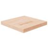 342942 vidaXL Square Table Top 40x40x4 Cm Solid Untreated Oak Wood