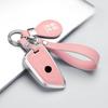 Alloy Leather Car Key Case Cover Shell Protector For Bmw X1 X3 X4 X5 F15 X6 F16 G30 7 Series G11 F48 F39 530 520 525 F30 G38