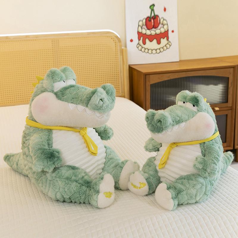 Plush Crocodile Cartoon Doll With Pp Cotton Filling For Children Sleep Gift