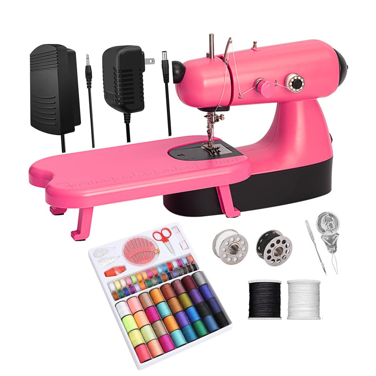 

Upgraded Mini Sewing Electric Sewing Machine Portable with 64 Expansion Board LED Suture Electric Sewing Machine for Small Home Sewing Machine for