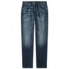 CABBEEN Men's Deep Blue Washed Stretch Winter Jeans
