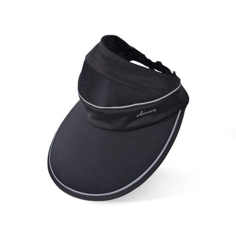 

Big Brim Outdoor Sun Hat Women s Fashionable All-Match Summer Breathable Topless Hat Cycling Sports Sun Protection Sun Hat 8797-Black