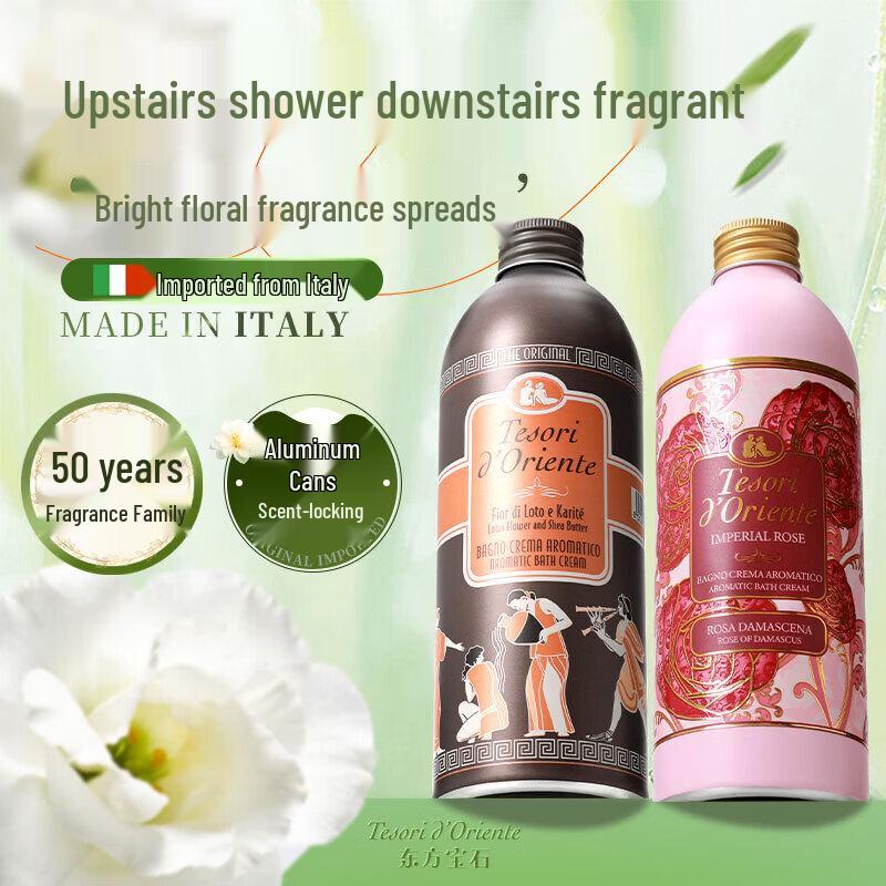 Tesori D oriente Fragrance Shower Gel Duo Set (Water Lily & Rose)