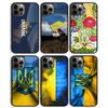 U-u-kraine Flag with Coat of Arms Phone Case Cover For iPhone 17 Air 16 15 Plus 11 12 13 14 Pro Max  Coque