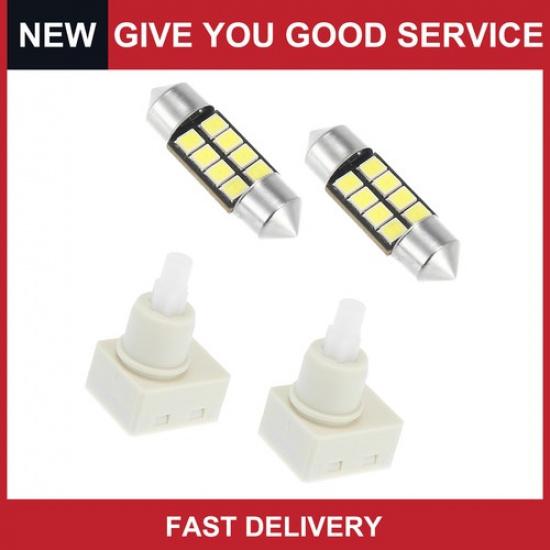 Pack of 1 For Honda CR-V 2008-2012 Dome Lamp Switch with White LED Bulbss