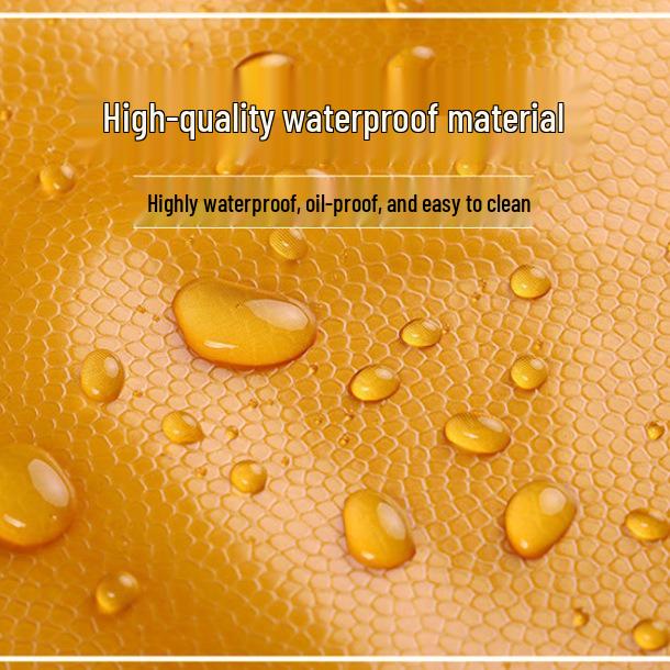 Extended Waterproof & Oil-Resistant Work Apron for Aquatic Product Slaughter