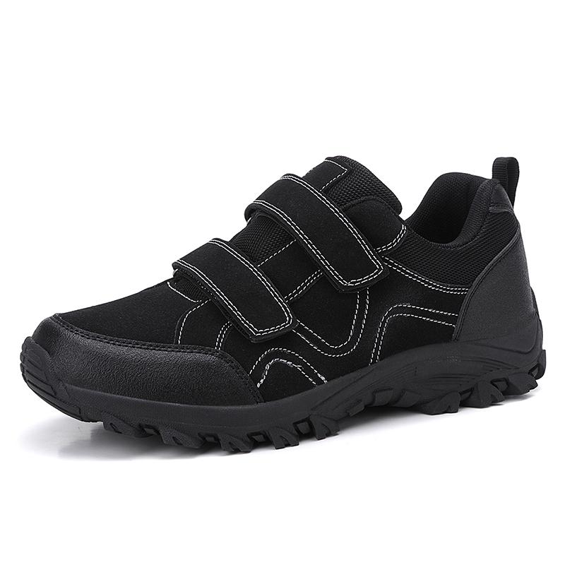 New Designers Style Men's Sneakers Waterproof Leather Hiking Shoes Men Fashion Outdoor Trekking Tourism Shoes Non-slip Male Shoe