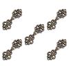5x Cloak Clasp Fasteners Buckle Handcraft Traditional Sew On Cardigan Clips for Tang Suit Dress Shirt Stage Costume Cheongsam