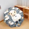 1 PC Automatic Folding Umbrella - Cute Sheep Pattern, Portable & Foldable Design with 8 Ribs, Christmas Birthday Gifts