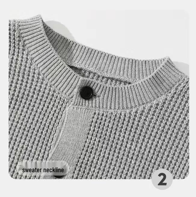 Boys' Thin Knit Cardigan Sweater, Medium/Large Sizes, Trendy Spring/Autumn Jacket