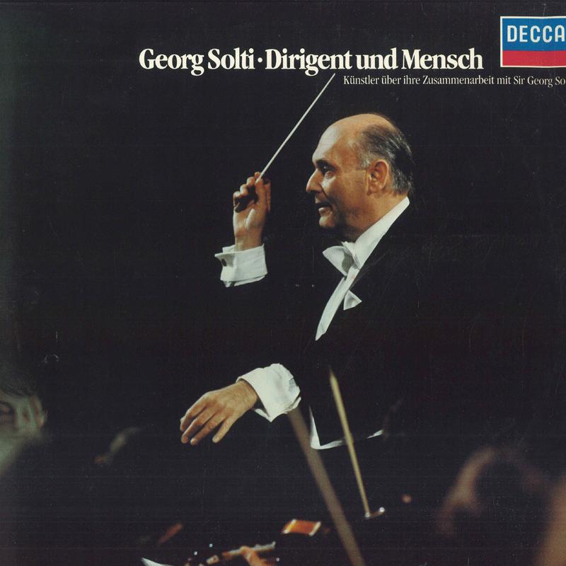 LP Record GEORG SOLTI MUSICIANS  Georg Solti  Dirigent Und Mensch  1648042 DECCA 1981 Germany Classical Used