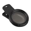 37MM Professional Clip On Phone Filter Lens ND2 400 Adjustable Neutral Density Filter with Phone Clip Lens Protector