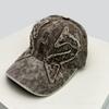 And Women Personalized Embroidered Wing Double-Edged Blade Baseball Caps Sun Protection Distressed All-Match Street Style Peaked Hats Fashion