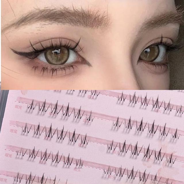 denivyse - Натуральные пучки накладных ресниц, мультипак Black - One Size