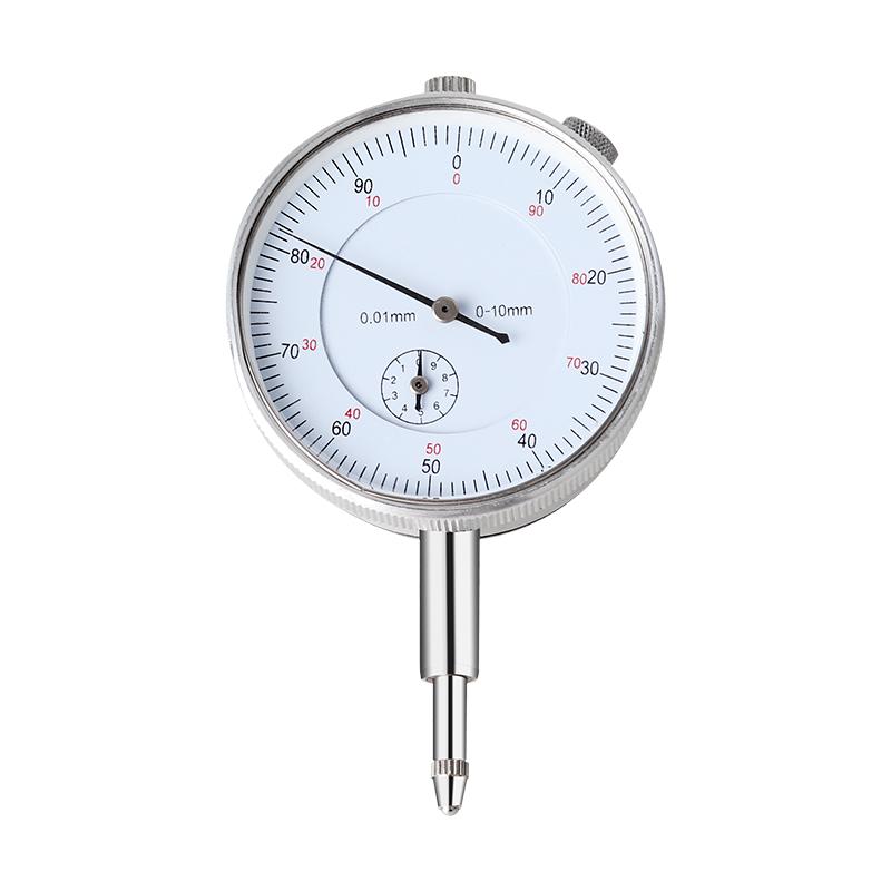 Dial Indicator 0-10mm 0.01 Anti-Rust Aluminum Shell for Mechanics Manufacturing and Maintenance Tool Dial 0.01&0-10mm