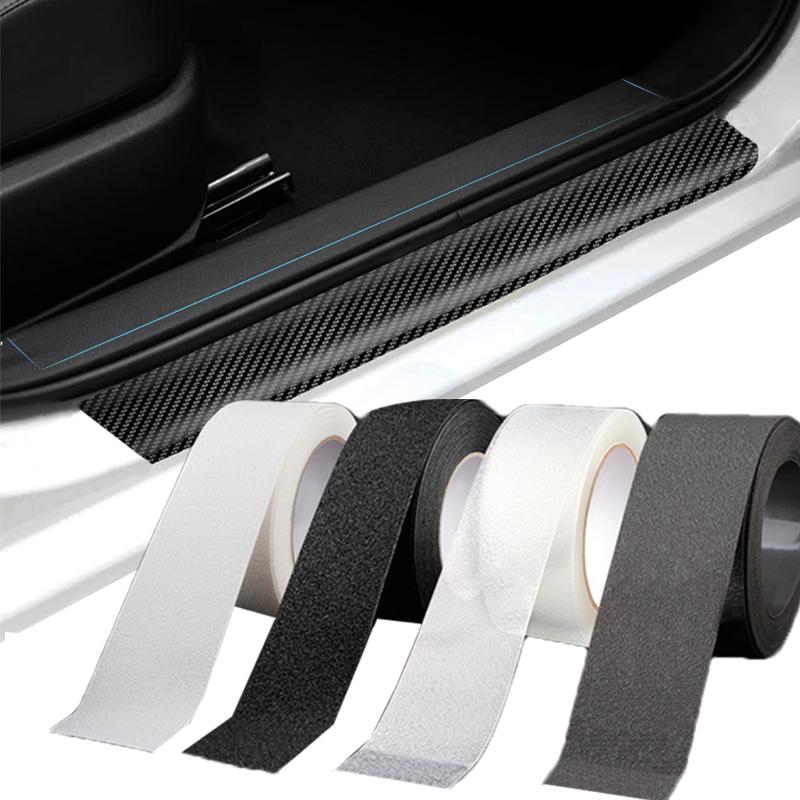 Car Door Edge Entry Sill PEVA Protector Wrap Film,Self-Adhesive Auto Door Trim Strips Anti-Collision Universal model Interior Mirrors 6