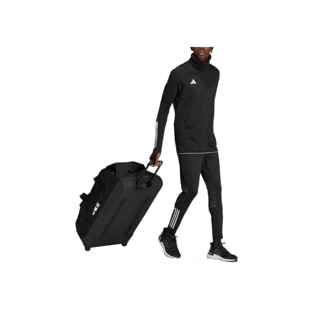 Adidas Color Block Striped Logo Letter Print Long Sleeve Soccer Jersey Men Tops Black HI3045