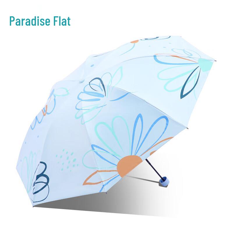 Складной зонт от солнца/дождя Paradise Floral с защитой от УФ-излучения