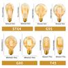 Retro Edison Bulb Lamps 220V110V E27/26 ST64 G80 T45 Bedroom Industrial Loft Vintage Light Bulb For Home Decor Led Lighting Lamp