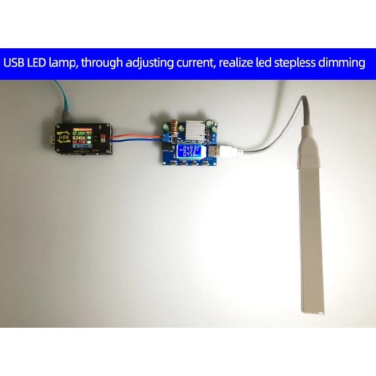 Automatisches Aufwärts-Abwärts-Modul, einstellbar, Konstantspannung, Konstantstrom-Netzteilmodul, DC-DC 5-30V auf 0,6-30V, LCD-Voltmeter