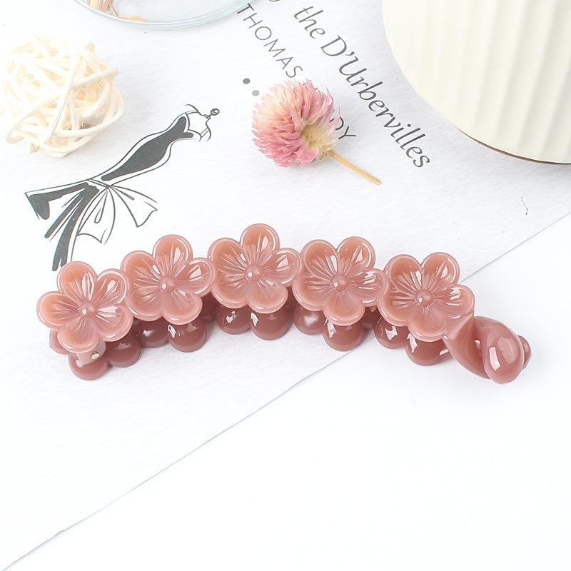 Flowers Twist and Curl with Small-sized Hair Volume Simple Vertical Hair Clips with Anti-slip PropertiesVersatile Hair Clips for The Back of The Head.