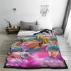 KPop Demon Hunters Baby Saja Blanket Quality Warm  Throw Blanket Winter Child Couch Chair Street Trend Bedspread